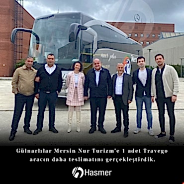 Gülnarlılar Mersin Nur Turizm’e Travego aracın teslimatını gerçekleştirdik.