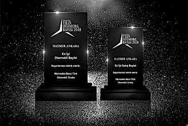 Hasmer Ankara 2018 Yılın Otomobil Bayisi Ödülü