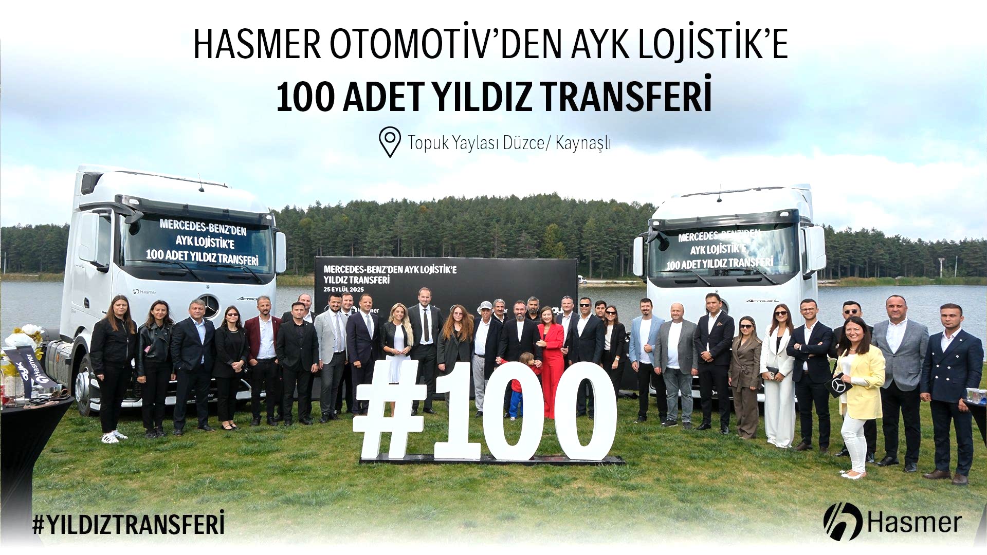 Hasmer Otomotiv'den AYK Lojistik'e 100 Adet Yıldız Transferi